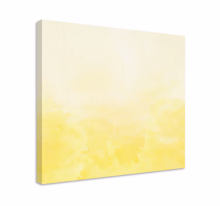 Kunst auf Leinwand Gelber heller ombre-effekt - TenStickers