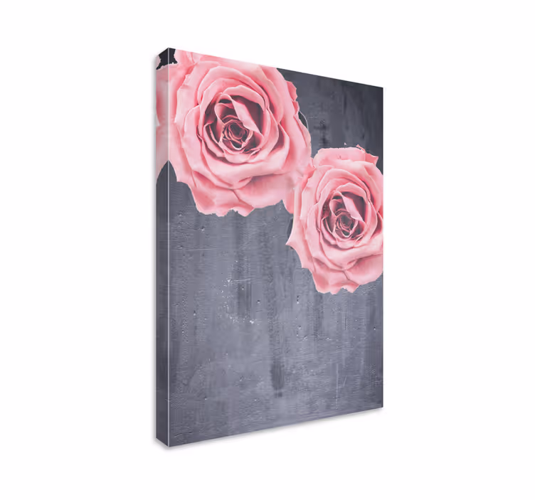 Leinwandbild bouquet aus blush-rosen - TenStickers