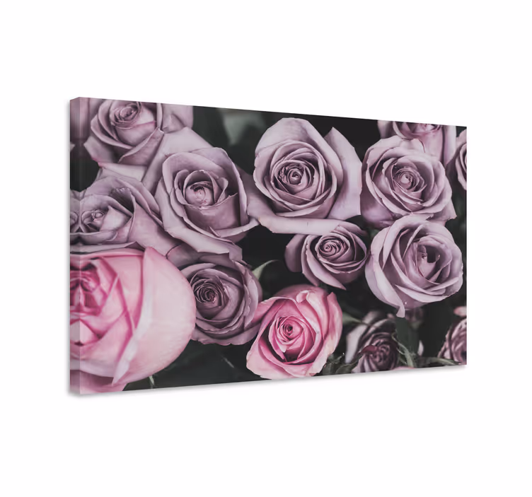 Leinwandbild rosenstrauß darstellung - TenStickers