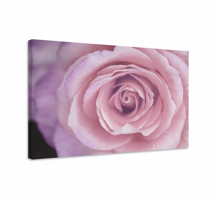Leinwandbild mit pinken blumenmotiven - TenStickers