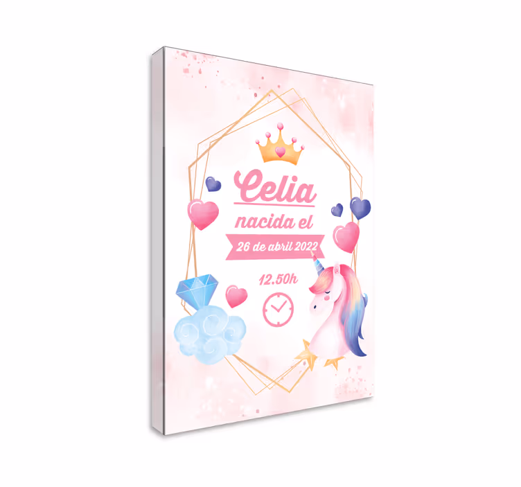 Einhorn Wandbild celias magischer moment - TenStickers