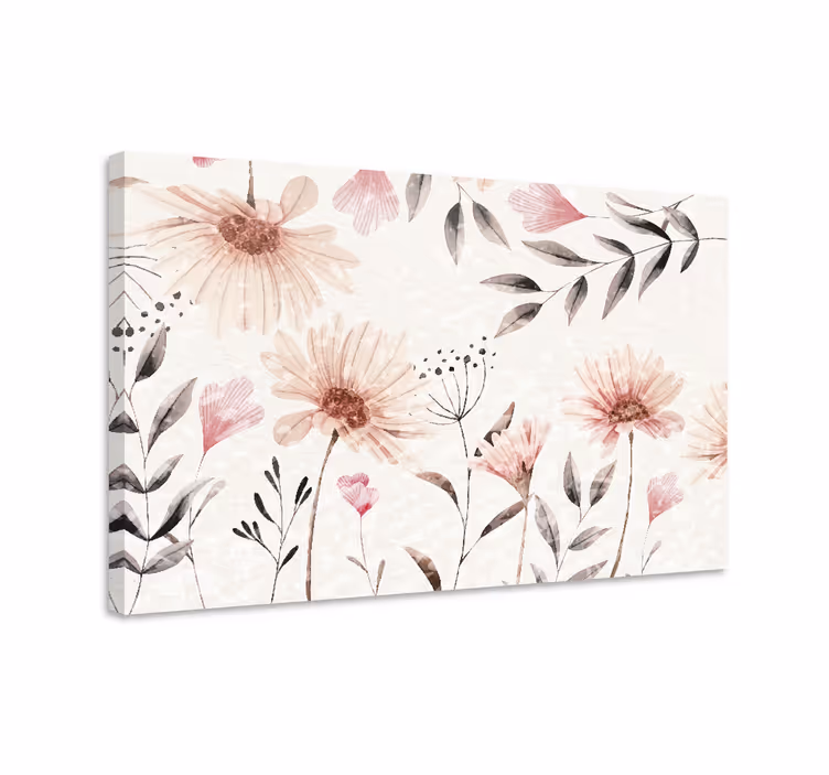 Leinwandbild elegante blumenkomposition - TenStickers