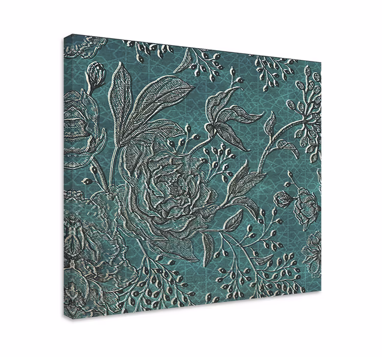 Leinwandbild elegante botanische komposition - TenStickers