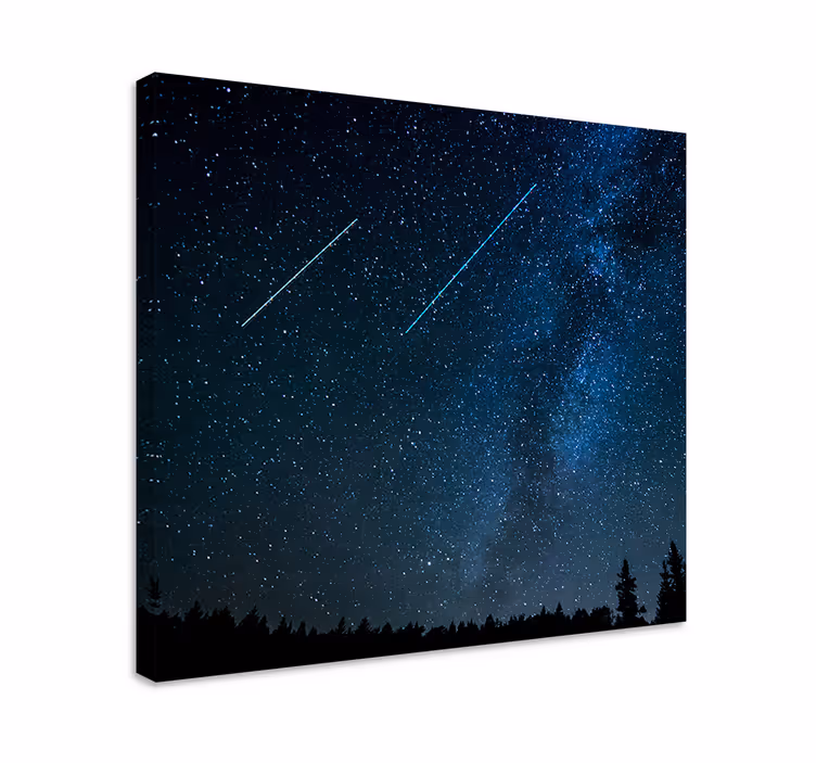Wandbilder landschaft himmelsabend im sternenlicht - TenStickers