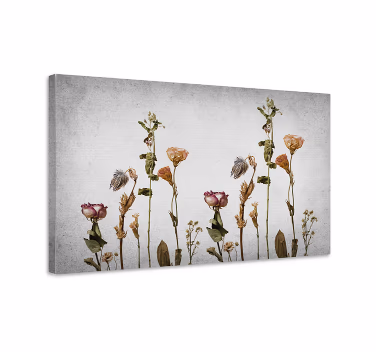 Leinwand Pflanzen Trockenpflanzen nach skandinavischer art - TenStickers