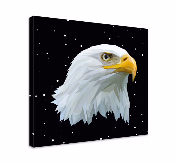 Leinwandbild vogel adlerportrait - TenStickers