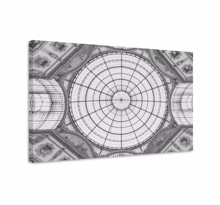 Leinwandbild abstrakt geometrisches decken-design - TenStickers