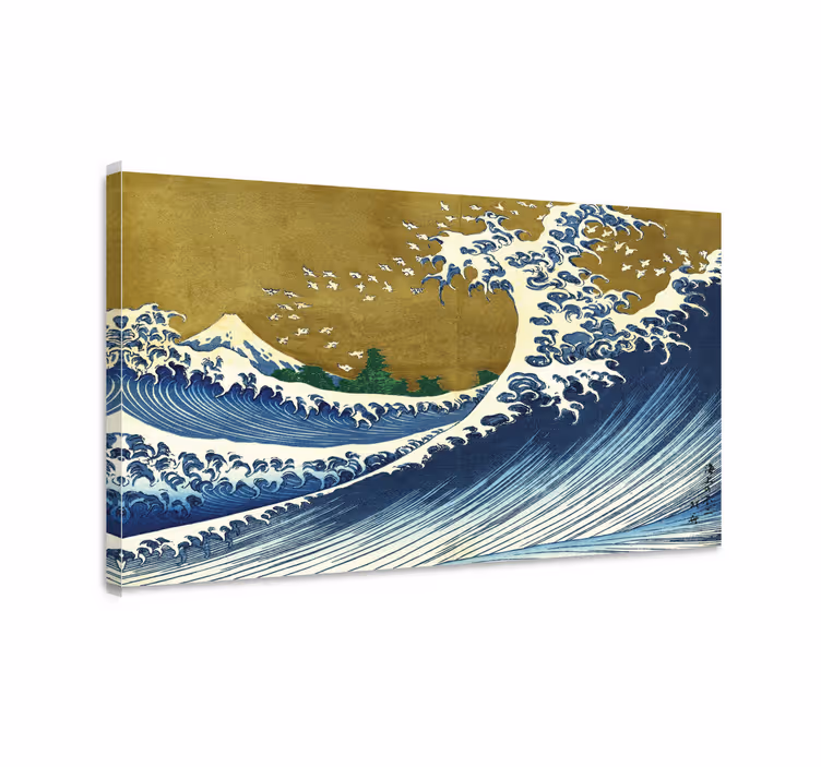 Kunst auf Leinwand Kaijo kein fuji - TenStickers