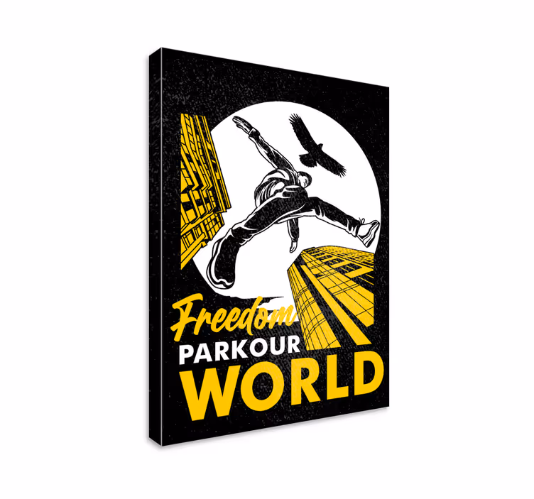 Parkour-weltplakatdruck - TenStickers