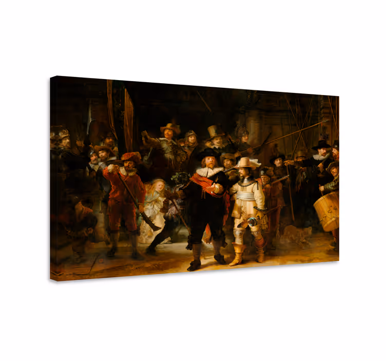 Kunst auf Leinwand rembrandts Nacht Wache - TenStickers