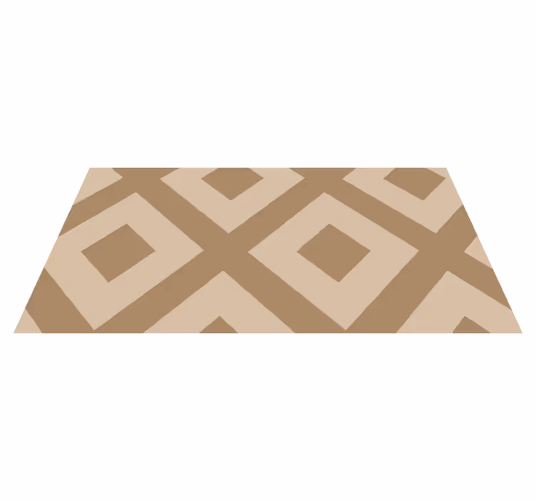 Vinyl Teppich Bad beige stoffimitat - TenStickers
