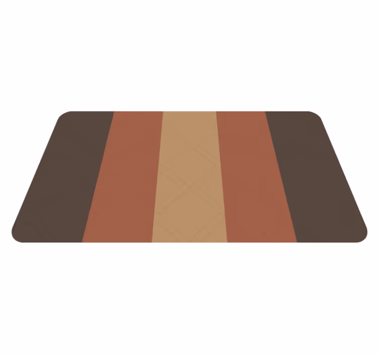 Vinyl Teppich Bad bunte streifen - TenStickers