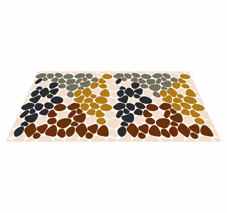 Vinyl Teppich Bad buntes rockthema - TenStickers