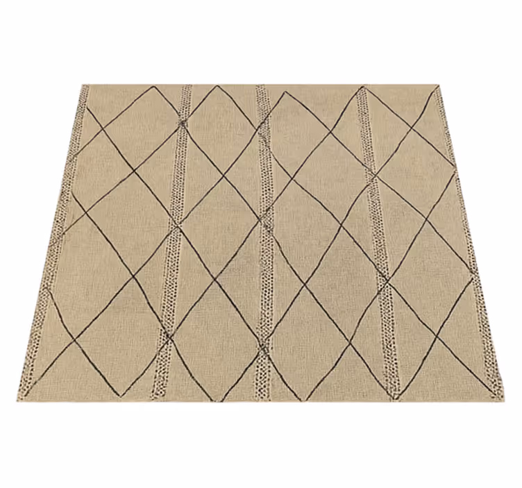 Vinyl Teppich Terrasse marokkanisches diamantdesign - TenStickers