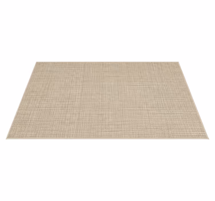 Vinyl teppich imitation in beige stoffoptik - TenStickers