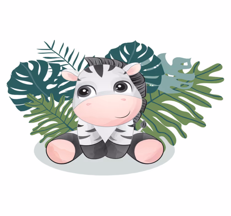 Vinyl teppich tiere wildes afrika zebra - TenStickers