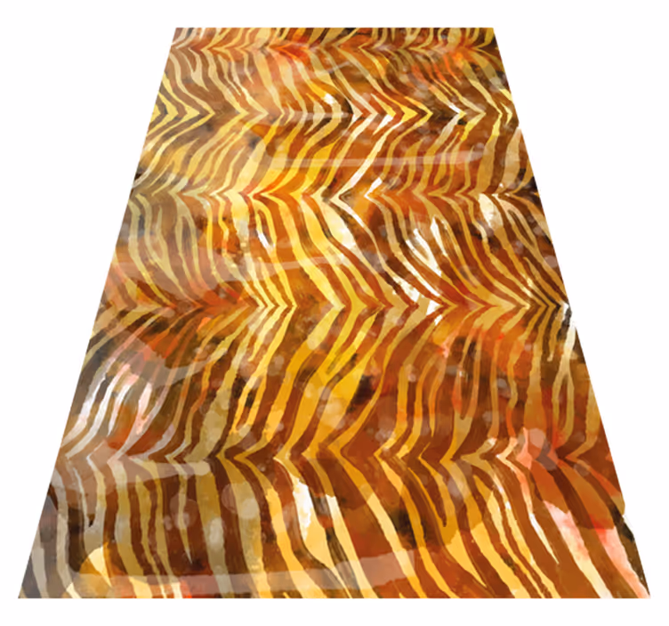 Vinyl teppich tiere zebra aquarelltextur - TenStickers
