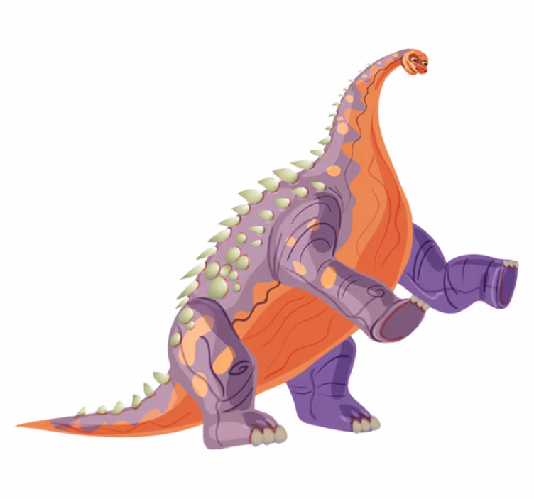 Vinyl teppich tiere bunter dino charakter - TenStickers