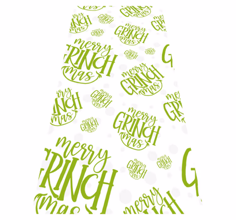 Vinyl teppich weihnachten fröhliche grinchmas originaldesign - TenStickers