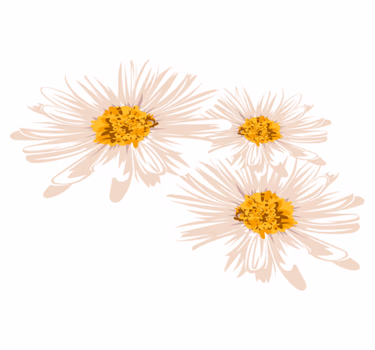 Vinyl teppich blumen charmante blumenarrangements - TenStickers