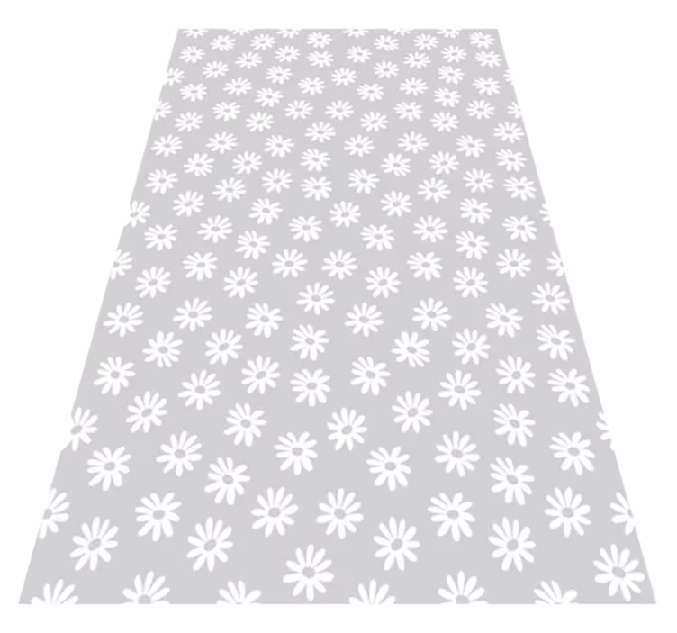 Vinyl teppich blumen fensterblüte - TenStickers