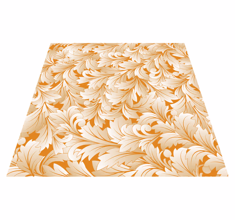 Vinyl teppich blumen elegantes blumendesign - TenStickers