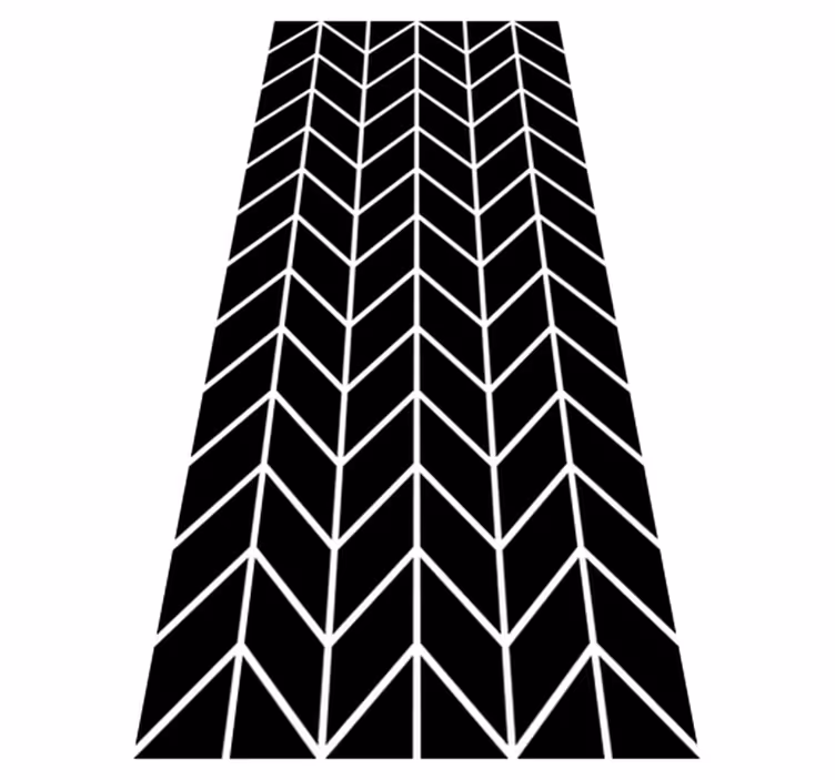 Vinyl teppich bad geometrische pfeile - TenStickers