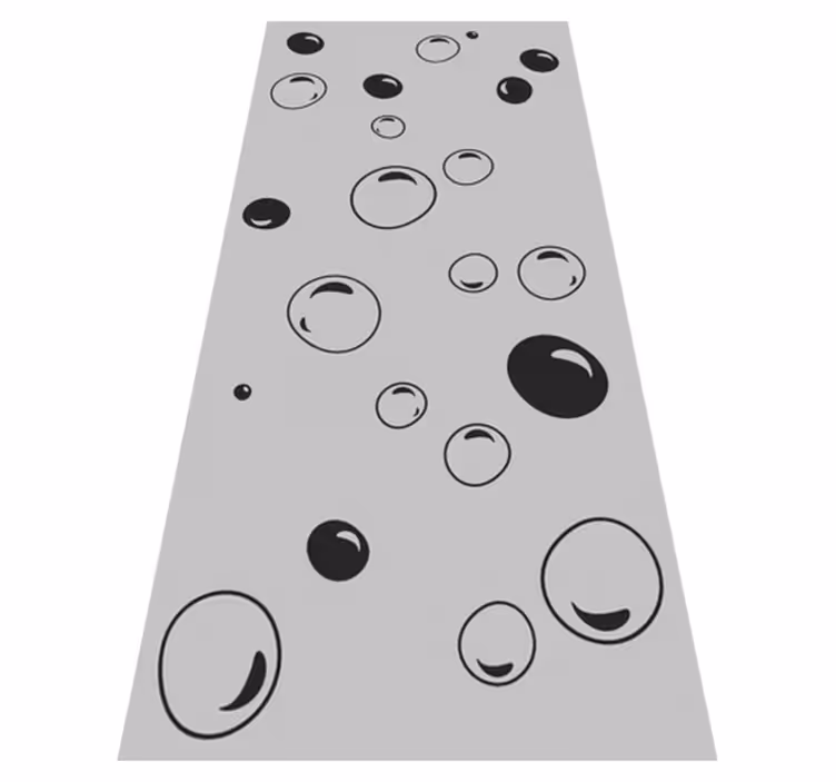 Vinyl teppich bad bubbles dusche - TenStickers