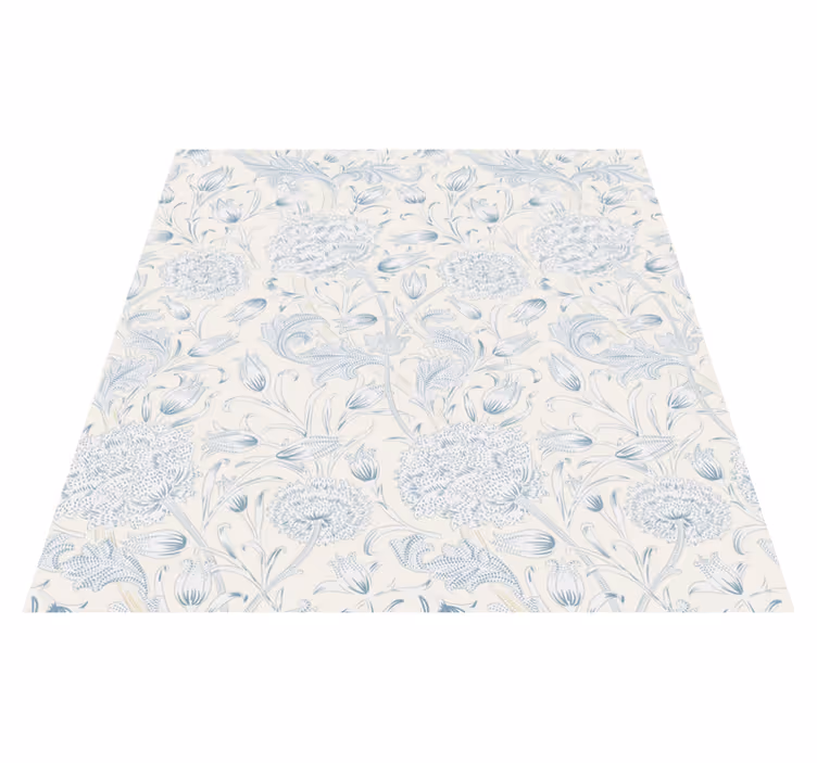 Vinyl teppich blumen florales muster für den kleiderschrank - TenStickers