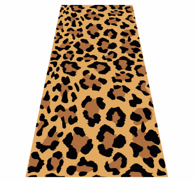 Vinyl teppich tiermuster pantherdruck - TenStickers