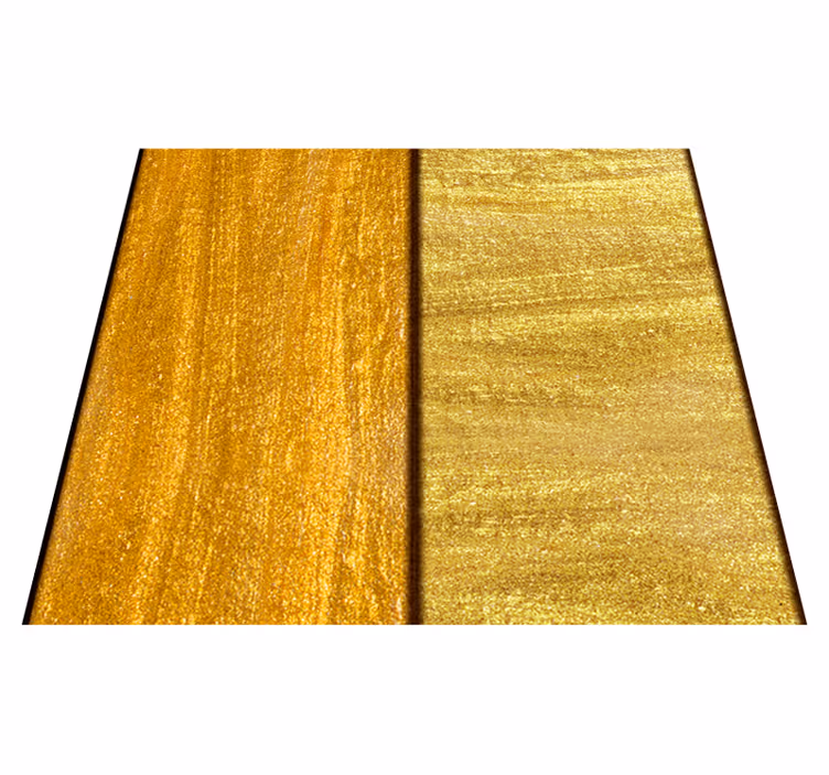 Vinyl teppich schlafzimmer mit goldener textur - TenStickers