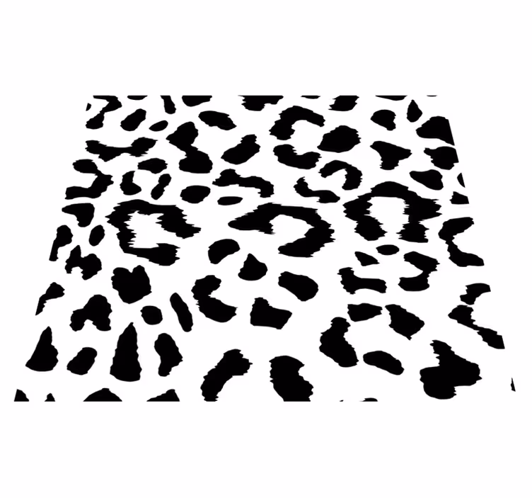Vinyl teppich schlafzimmer leopard einfacher tierdruck - TenStickers