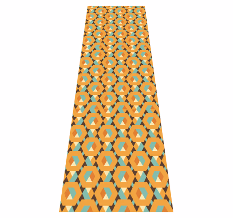 Vinyl teppich schlafzimmer geometrische ruhige formen - TenStickers