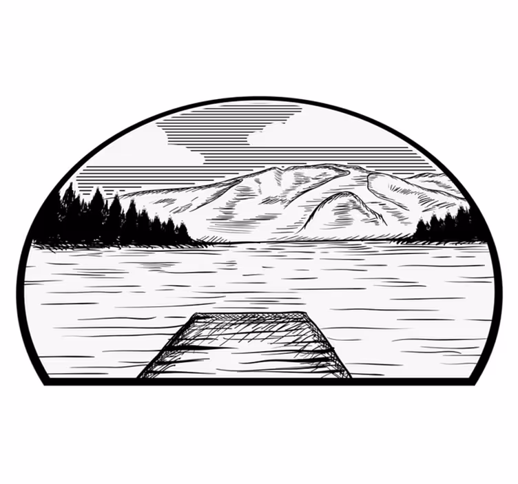 Vinyl teppich natur wohnmobil am pinsee - TenStickers