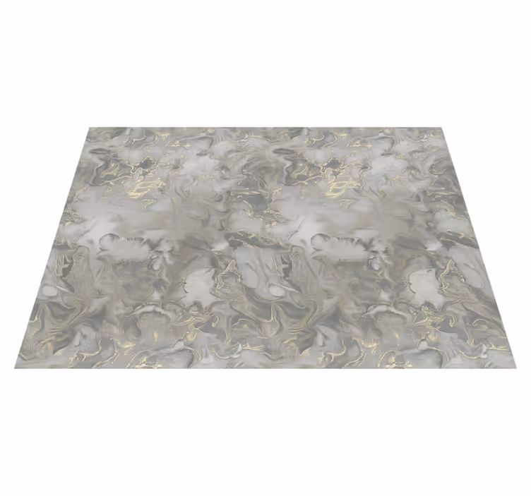 Vinyl teppich schlafzimmer grau flüssigmarmor metallic - TenStickers