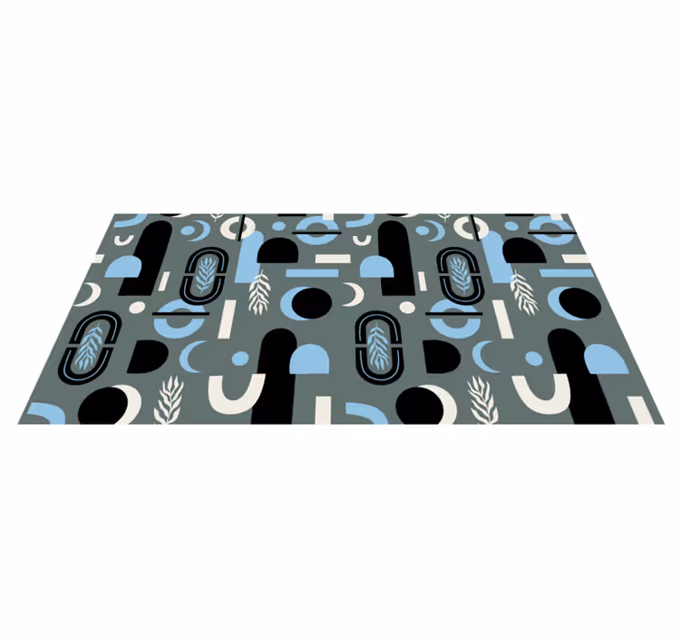 Vinyl teppich geometrisch abstrakter hintergrund - TenStickers