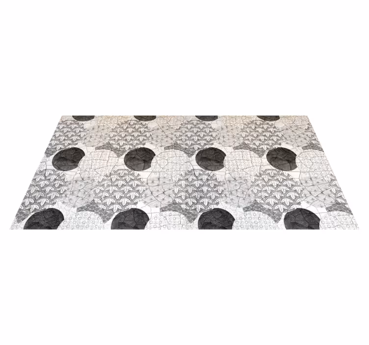 Vinyl teppich geometrisch mit orientalischem muster - TenStickers