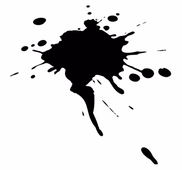 Vinyl teppich geometrisch splash effekt grafik - TenStickers