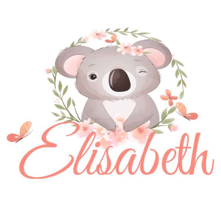 Vinyl teppich kinder mit niedlichen koala tieren - TenStickers