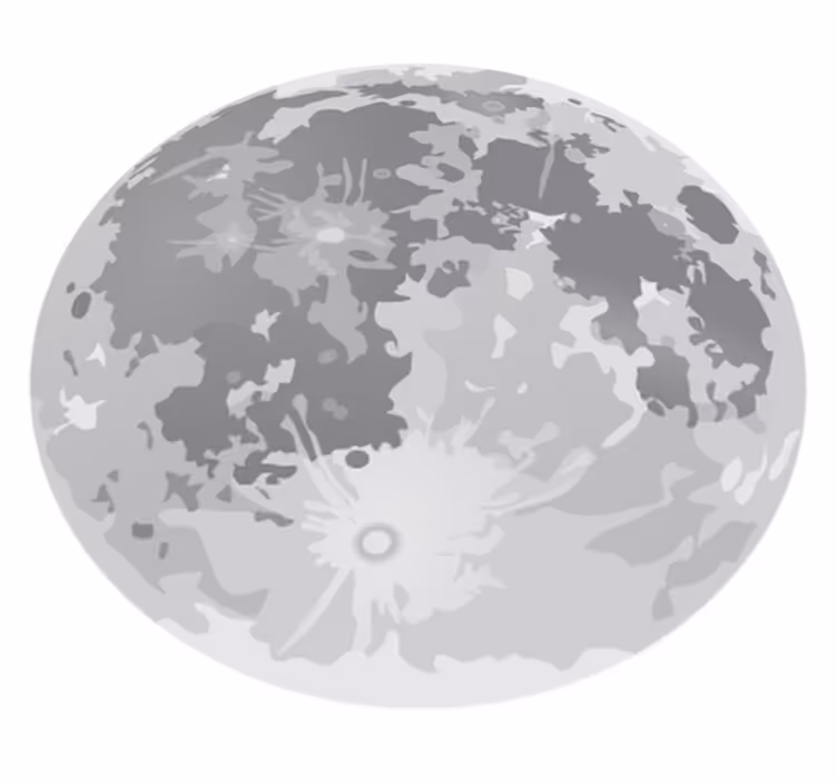 Vinyl teppich kinder vollmond - TenStickers
