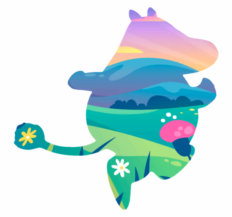 Vinyl teppich kinder moomin-welt - TenStickers