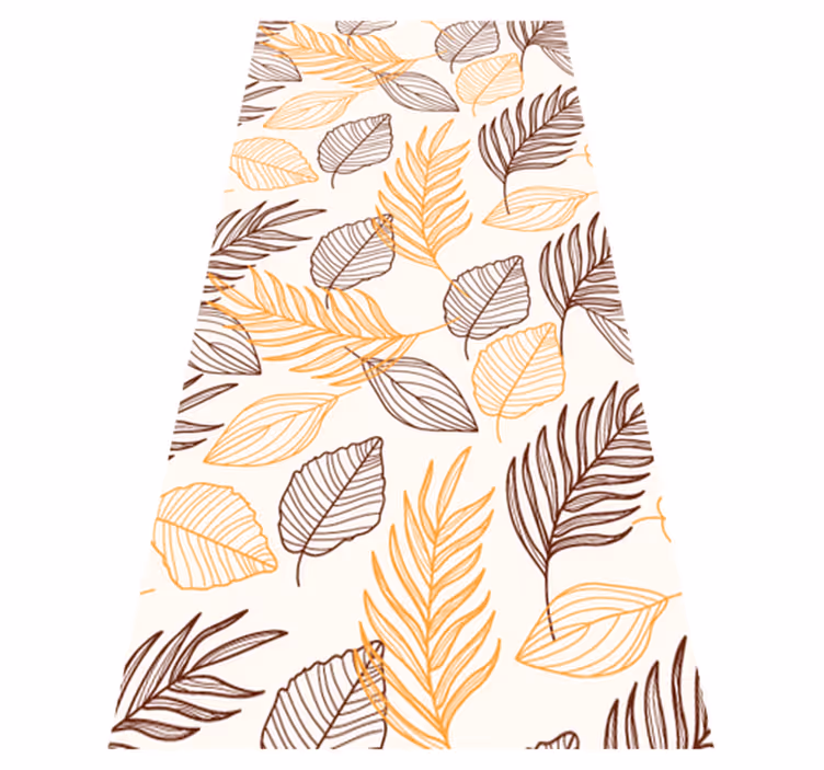 Vinyl teppich bad in goldenem getreide-design - TenStickers