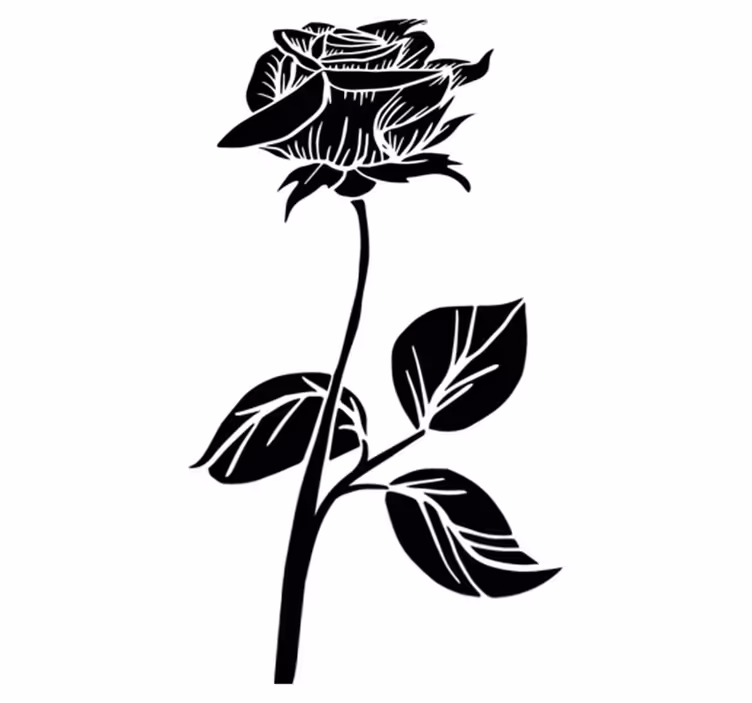 Vinyl teppich bad rose für duschabtrennung - TenStickers