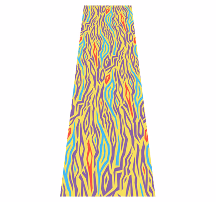Vinyl teppich küche vintage zebra tierdruck kühlschrank - TenStickers