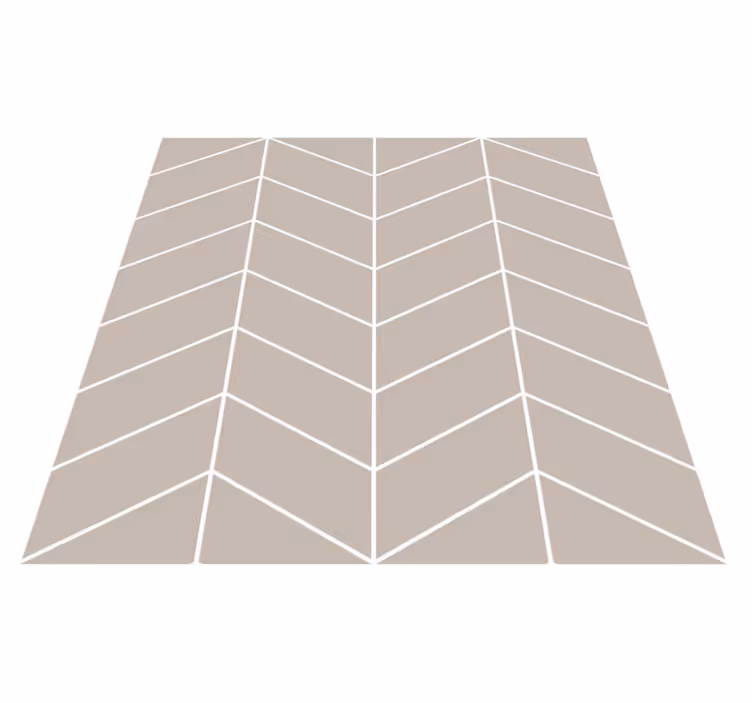Vinyl teppich küche im skandinavischen beige weiß - TenStickers