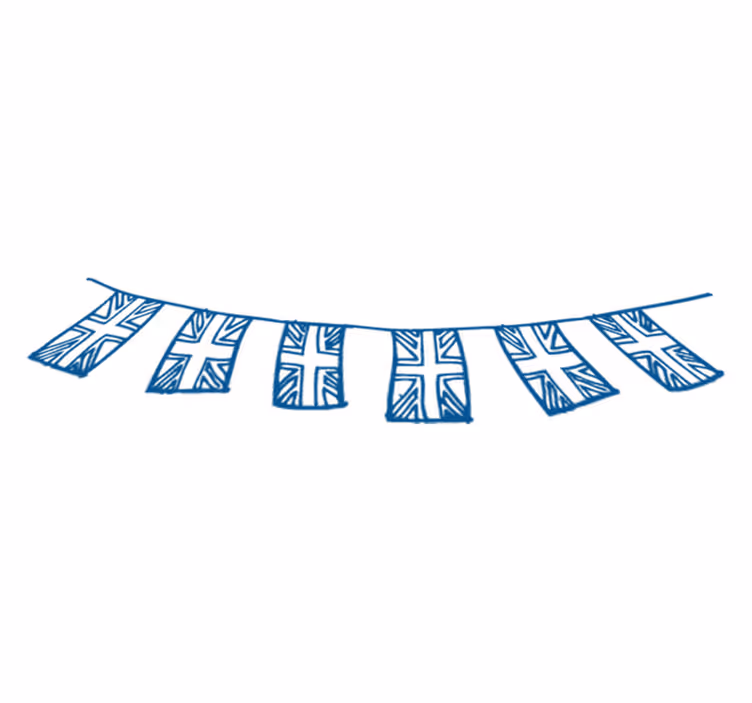 Vinyl teppich schlafzimmer mit banderolen aus uk - TenStickers