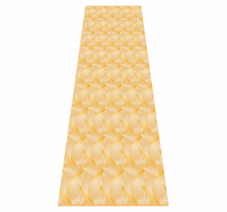 Vinyl teppich büro goldfolie wellenillusion - TenStickers