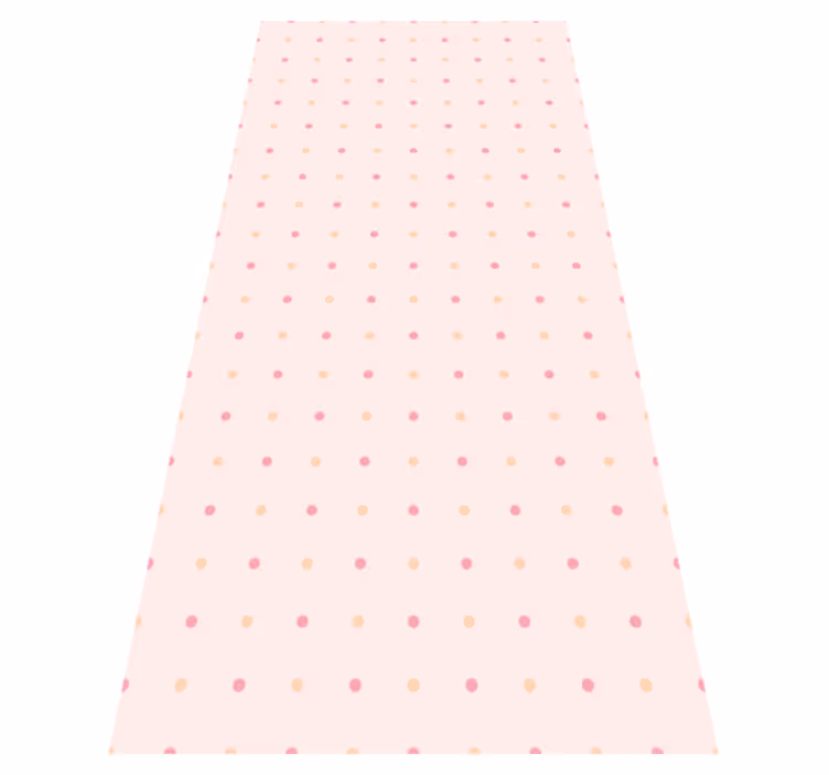 Vinyl teppich schlafzimmer punkte rosa - TenStickers