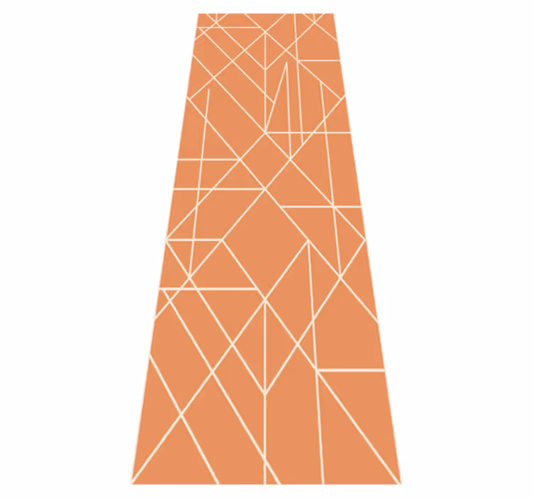 Vinyl teppich nordisch geometrisches mosaik apex - TenStickers