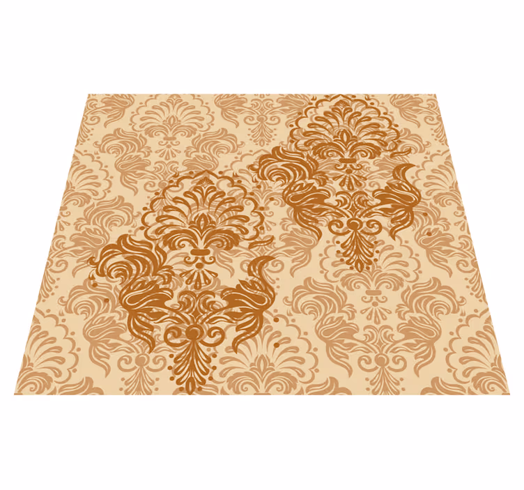 Vinyl teppich vintage mit warmen farbverlauf - TenStickers